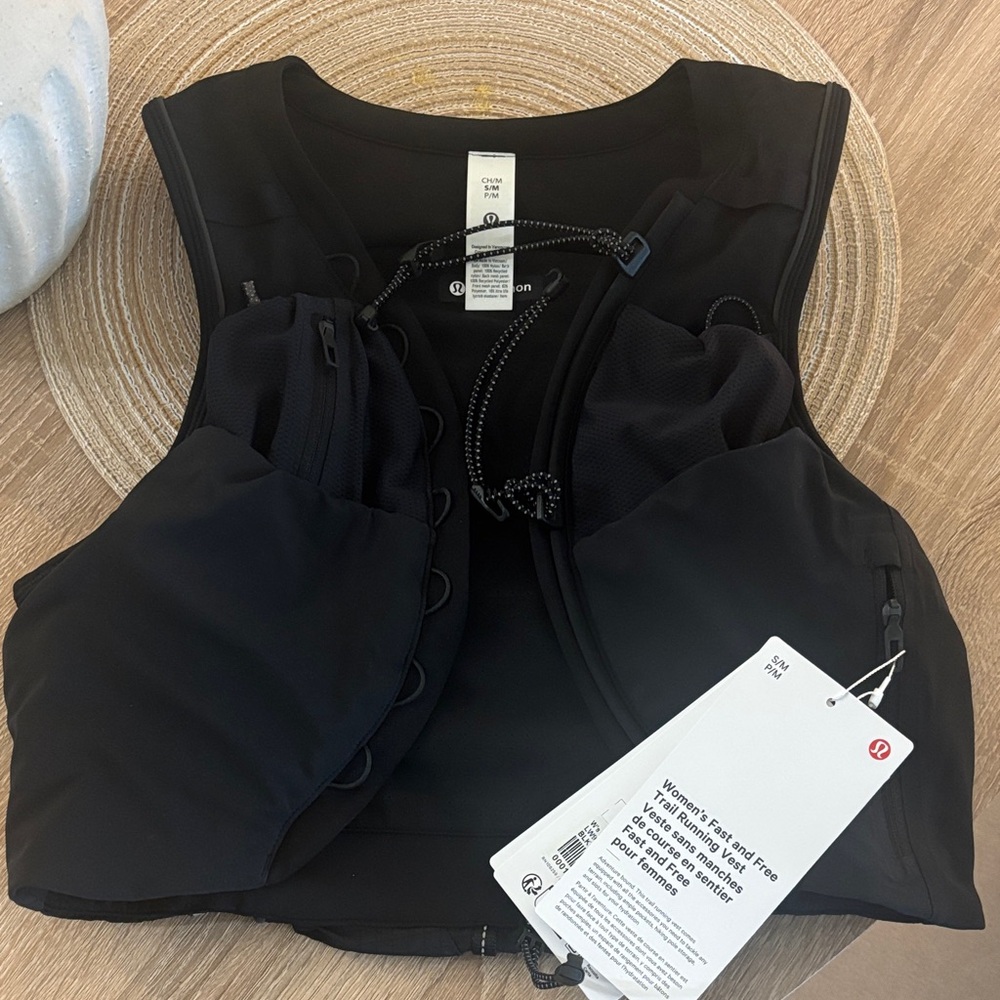 lululemon athletica Black Women's Tank Top with Pockets